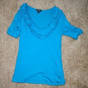 Blue Express 3/4 sleeve top